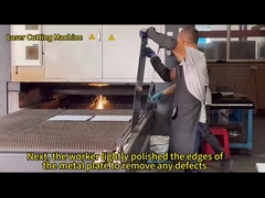 Stainless Steel Plate 1500W Laser Snijmachine voor Handgemaakte Keuken Koelmachine