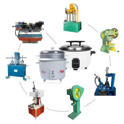Industriële Kookgerei-Productielijn, het Kooktoestel die van de Trommelrijst Machine maken