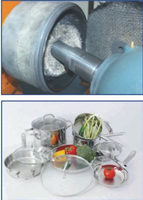 De binnen Oppoetsende Mechanische Machine vergeldt Binnenlandse Poetsmiddel Binnenpot Makend Machine 140r/min 200mm