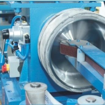 Fabrieksprijs Dubbelkoppen Auto Binnenkant en Buiten Kookgerei Sandmachine Voor Metalen Gerei