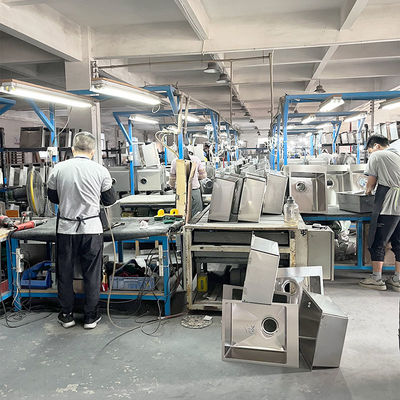 Universele 201/304 roestvrij staal keuken handleiding wasbak productielijn