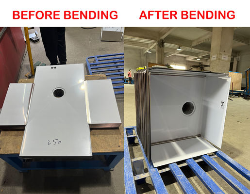 Geavanceerde besturingssystemen 201 en 316L Dual-Grade CNC-buigmachine van roestvrij staal voor handgemaakte gootstenen