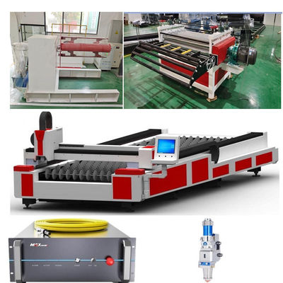 Intelligente besturingssysteem Volledig automatische multifunctioneel metalen roestvrij staal spoel laser snijmachine