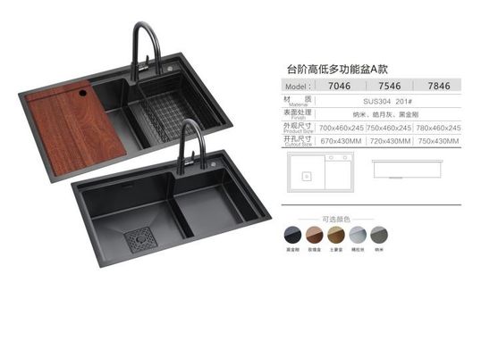 Smart Black Nano Whale Waterfall Eenvoudig slot honingraat wasbecken wasbak wasbak montage bracket wasbak accessoires