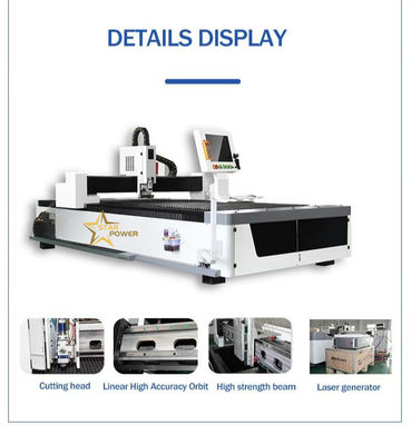 Hoogvermogen Ultra-Precisie Roestvrijstalen Lasersnijmachine voor Diverse Metalen Platen en Elektronische Precisieonderdelen