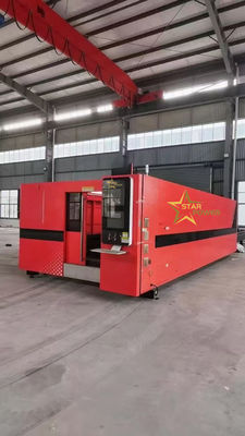 Precieze CNC-lasersnijmachine voor architecturale decoratie en ruimtevaarttoepassingen met grote apparatuur