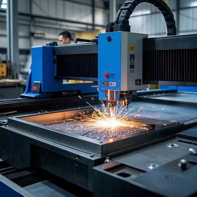 CNC-machine voor het snijden van roestvrij staalplaat met hoge snelheid met laser