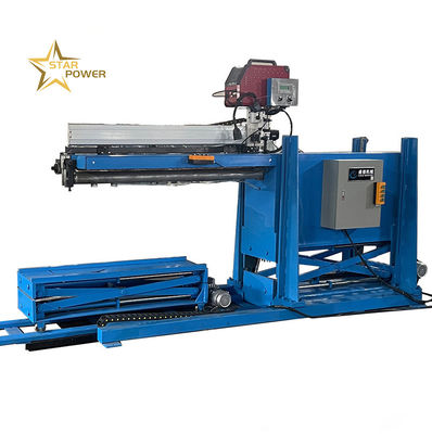 CNC rechtnaad lassen machine met verstelbare en stabiele werking wordt gebruikt voor achterste lassen van verschillende rechte naden van metaalplaten