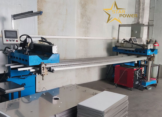 Automatische machine voor het lassen van metaal van roestvrij staal