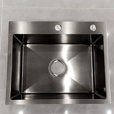 Keuken 304 roestvrij staal handgemaakte gootsteen een enkele gootsteen huishoudelijke wasbak