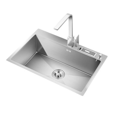 Luxe stijl roestvrij staal wastafel op maat Makkelijk schoon te maken