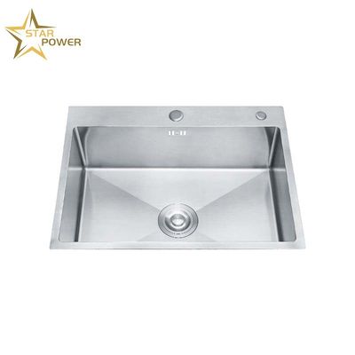 Luxe stijl roestvrij staal wastafel op maat Makkelijk schoon te maken