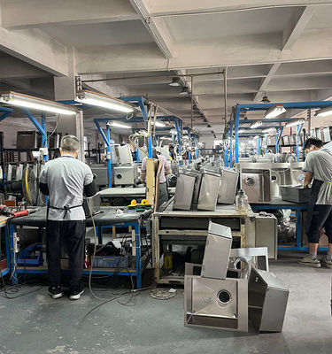 De gehele automatische handmatige productielijn is geïntegreerd