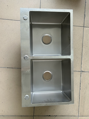 Premium Dik - Gauge Roestvrijstalen Dubbele - Wastafel