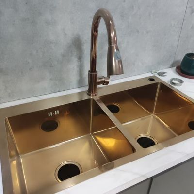 Goede prijs Onderbouw & Bovenbouw Compatibel Aanpasbare Roestvrijstalen Keuken Zink voor Commercieel en Thuisgebruik | Aangepaste Staaldikte Beschikbaar | Aangepaste Bekkdiepte Beschikbaar | Roestvrij & Corrosiebestendig online