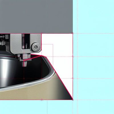 Pers voor het afronden van de onderste hoeken van spoelbakken