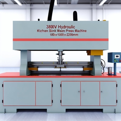 380V Hydraulische Keuken Koel Las Naad Press Machine 1800x1000x2100mm