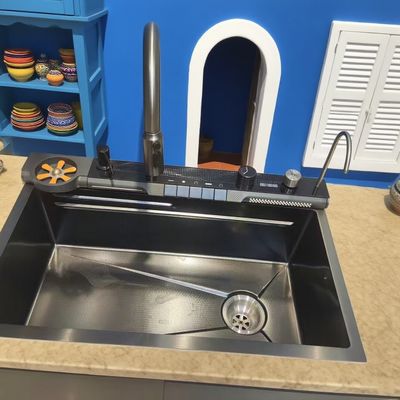 Stainless Steel Double-Bowl Kitchen Sink 11kg Capacity