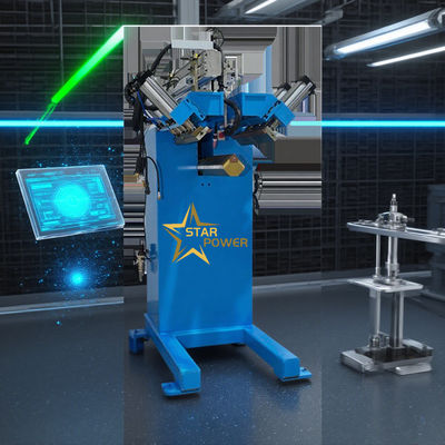 220V 500W CNC Verticale Lasser met 0,1-1,2 MPa Luchtdruk voor 4-Hoeken Afronding Lassen