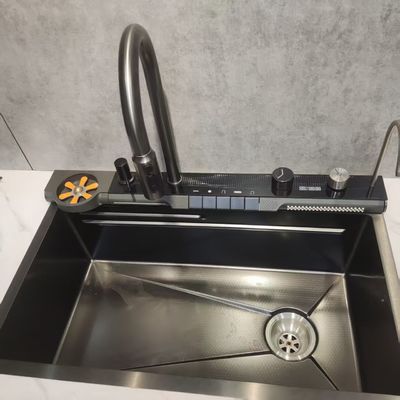 Goede prijs Onderbouw & Bovenbouw Compatibele Premium Handgemaakte Enkele Keukengootsteen - Gepolijste Chroomafwerking & Diepe Bakcapaciteit | Aangepaste Bakdiepte Beschikbaar | Aangepaste Staaldikte Beschikbaar online