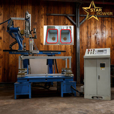 CNC-automatische vierzijdige platte lasmachine met 4-assige synchrone koppeling en precisie-fusiecontrole voor platen van 0,8-4,0 mm