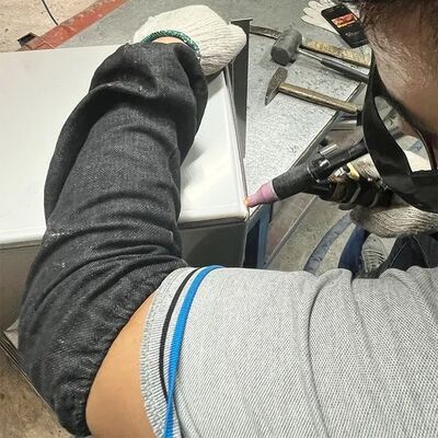 Straight Seam Welding Machine for Handmade Kitchen Sinks Making