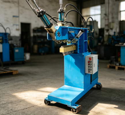 PLC Automatic Sink Joint & Corner Press Machine. 2.3kW vermogen, 30MPa hoofddruk, 0,5-1,0MPa hulpdruk voor 304 roestvrij staal keuken wasbak productie