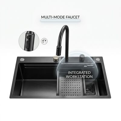 Goede prijs Bovenmontage / Inbouw spoelbak Voedselkwaliteit 304 RVS Dubbele spoelbak Keukenspoelbak Gepolijste bovenmontage 900 mm 250 mm diepe spoelbak | Aangepaste spoelbakdiepte beschikbaar | Aangepaste staaldikte beschikbaar online