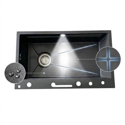 Goede prijs 40 Inch Commercial Double Bowl Drop-In Kitchen Sink 16 Gauge with Drainboard online